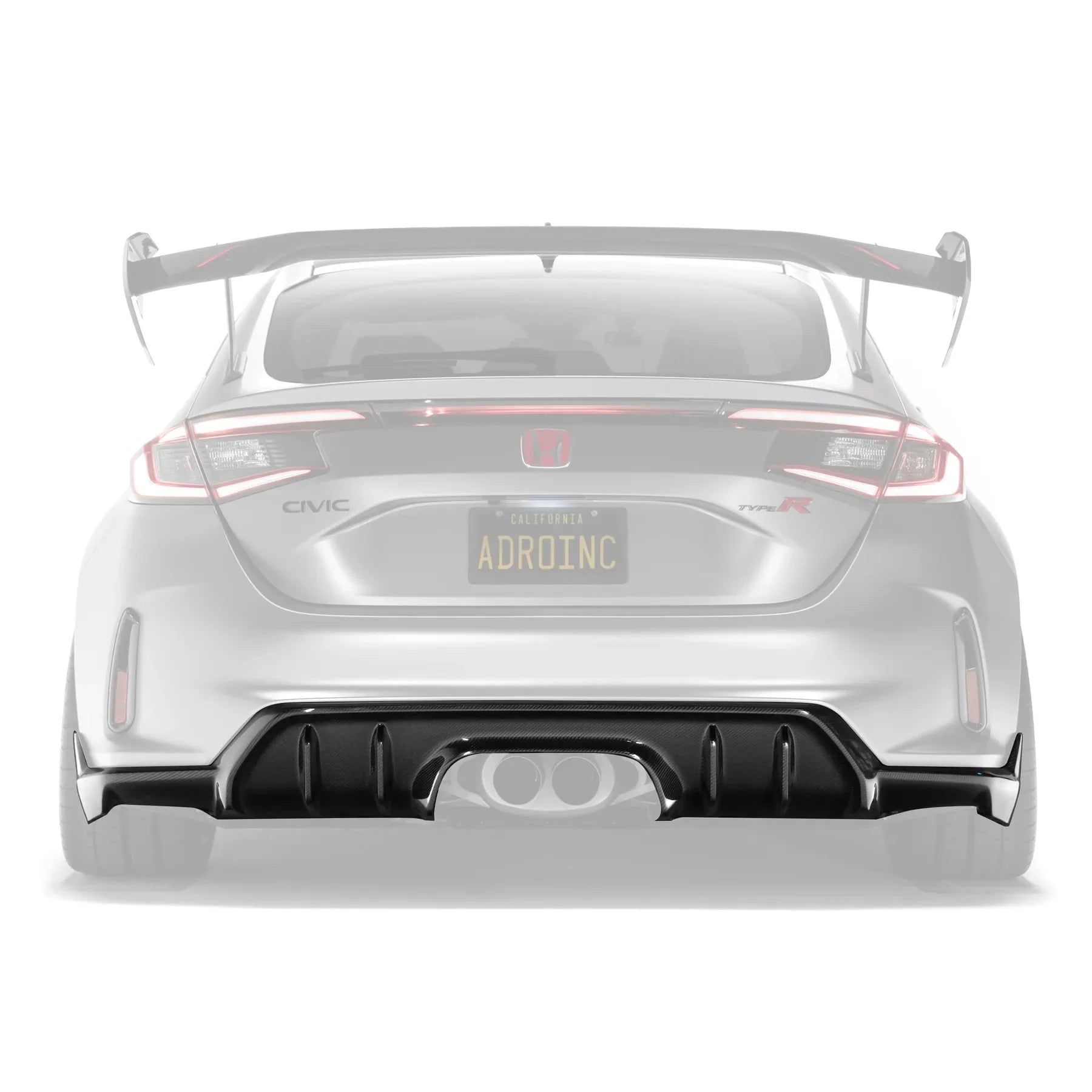 Adro Honda Civic FL5 Type R Carbon Rear Diffuser