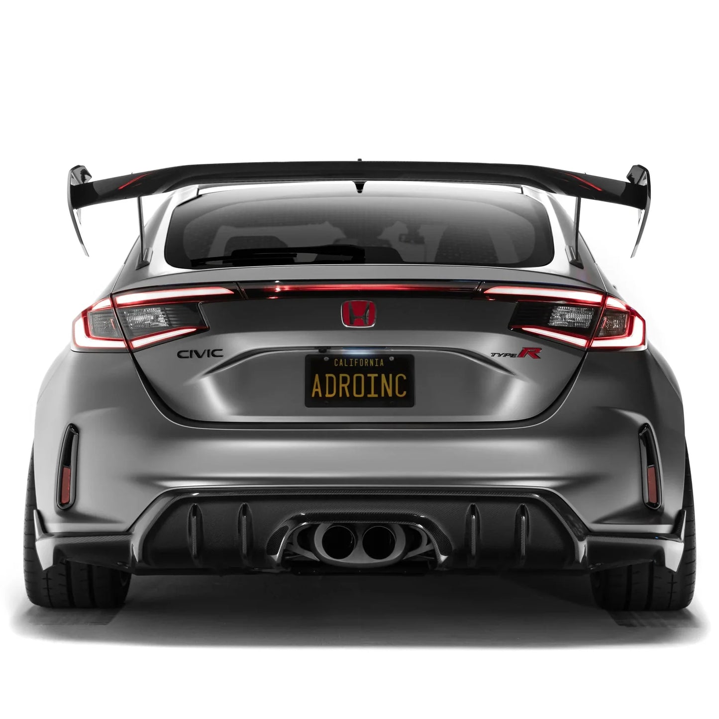 Honda Civic FL5 Type R Pre - Preg Carbon Fibre AT - R4 Rear Wing by Adro - | Rear Wings | FD Racing