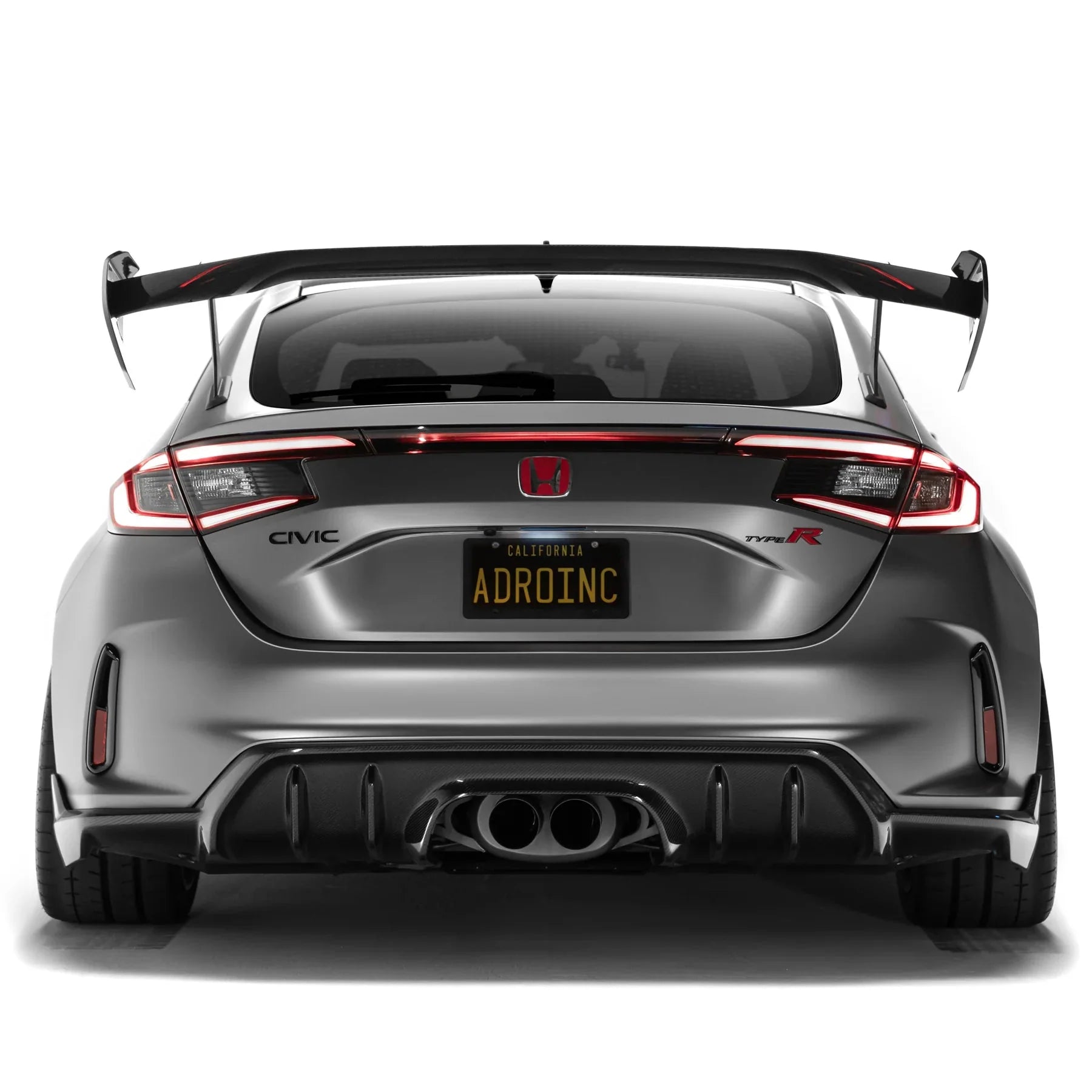 Honda Civic FL5 Type R Pre - Preg Carbon Fibre AT - R4 Rear Wing by Adro - | Rear Wings | FD Racing