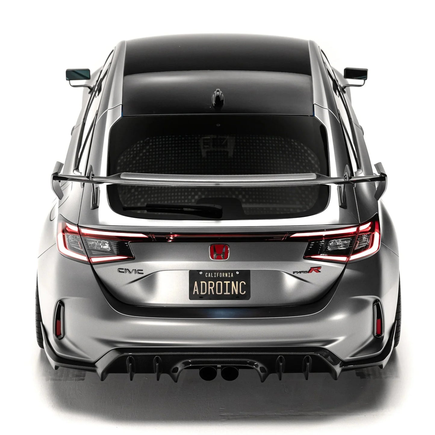 Honda Civic FL5 Type R Pre - Preg Carbon Fibre AT - R4 Rear Wing by Adro - | Rear Wings | FD Racing