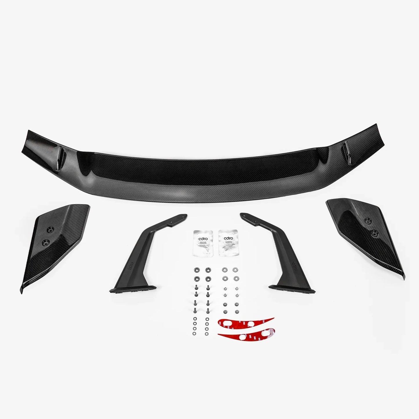 Honda Civic FL5 Type R Pre - Preg Carbon Fibre AT - R4 Rear Wing by Adro - | Rear Wings | FD Racing