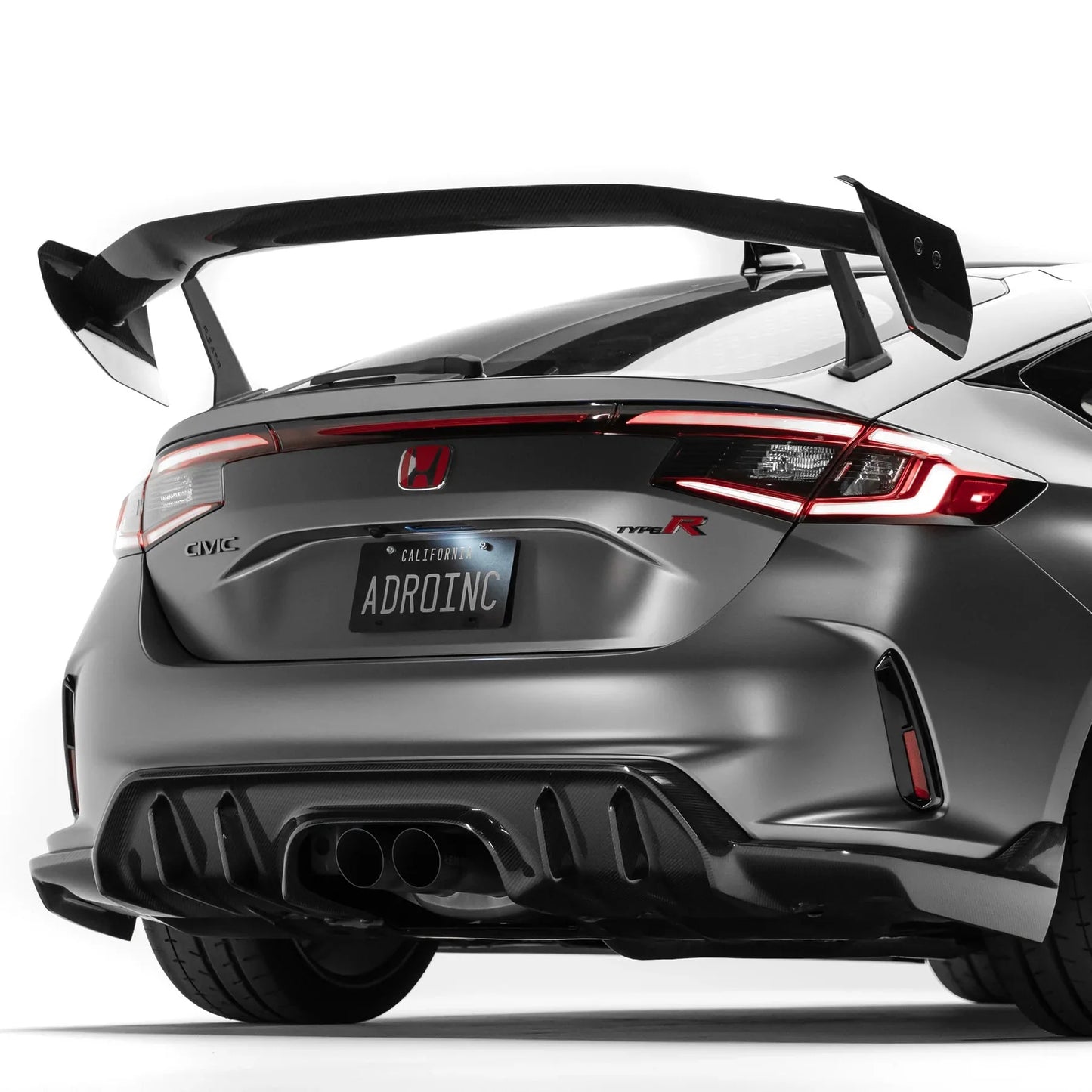 Honda Civic FL5 Type R Pre - Preg Carbon Fibre AT - R4 Rear Wing by Adro - | Rear Wings | FD Racing