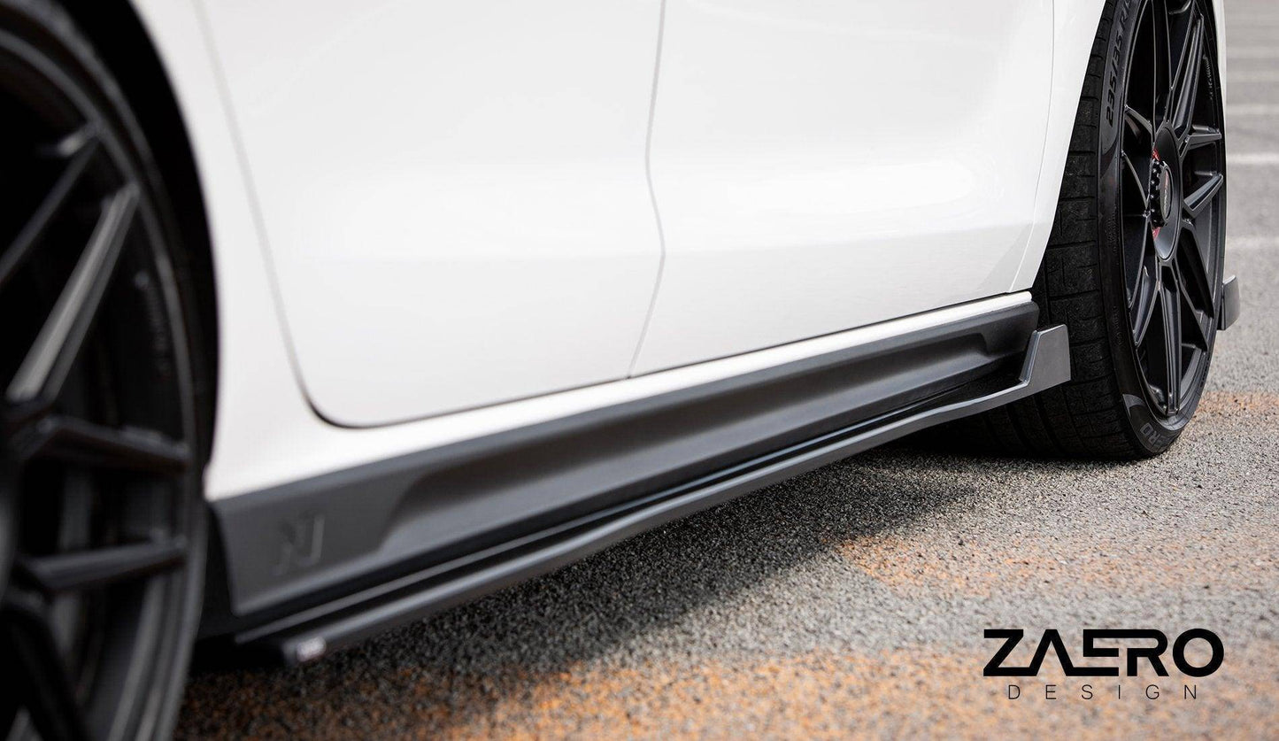 ZAERO EVO-1 Gloss Black Side Skirts for Hyundai i30 N (Pair)
