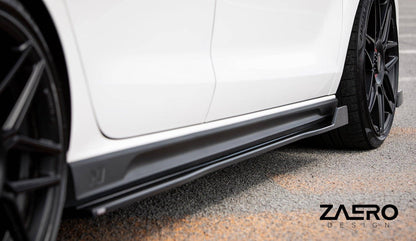 ZAERO EVO-1 Gloss Black Side Skirts for Hyundai i30 N (Pair)
