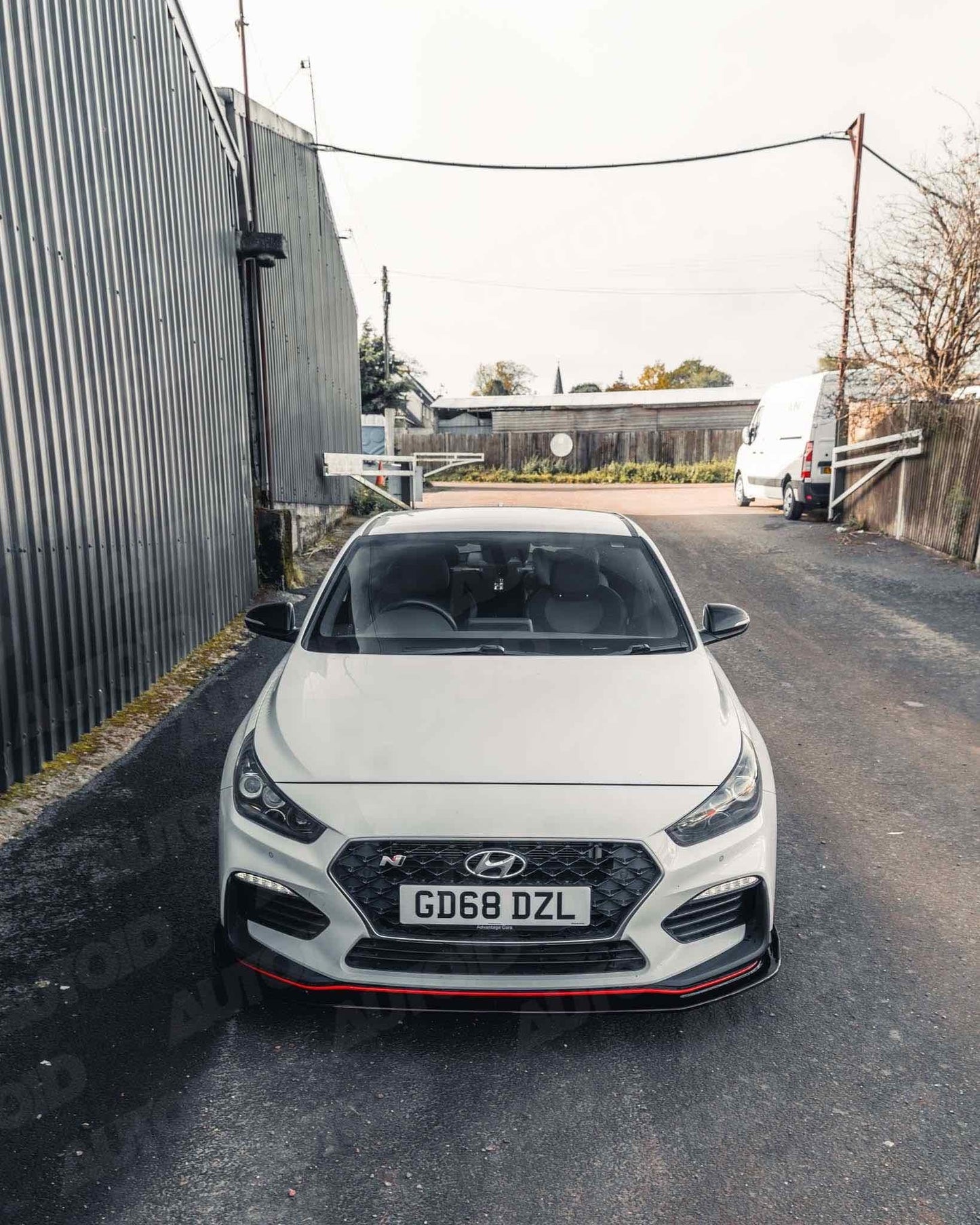 ZAERO EVO-1 Gloss Black Front Splitter for Hyundai i30 N Pre-Facelift