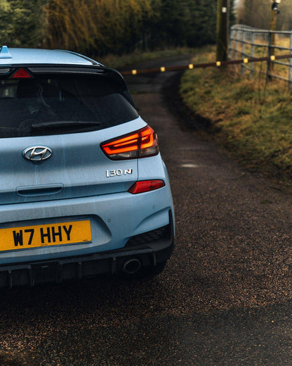 Hyundai i30 N Pre-Facelift EVO-1 Gloss Black Rear Diffuser by ZAERO (2018-2020) | Rear Diffuser | FD Racing