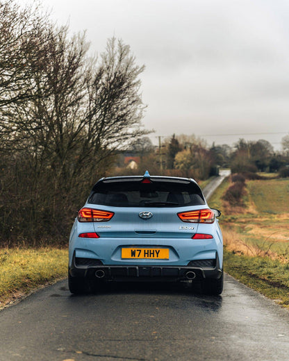Hyundai i30 N Pre-Facelift EVO-1 Gloss Black Rear Diffuser by ZAERO (2018-2020) | Rear Diffuser | FD Racing