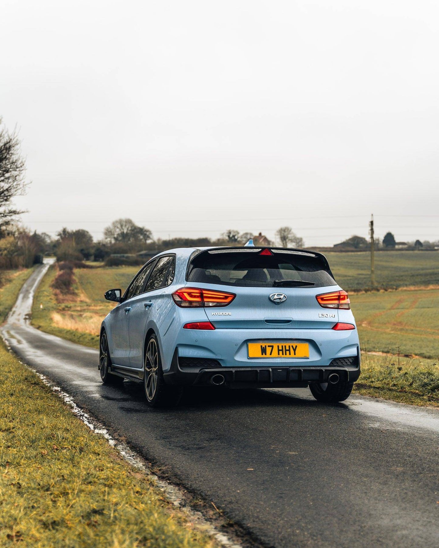 Hyundai i30 N Pre-Facelift EVO-1 Gloss Black Rear Diffuser by ZAERO (2018-2020) | Rear Diffuser | FD Racing