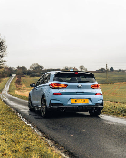 Hyundai i30 N Pre-Facelift EVO-1 Gloss Black Rear Diffuser by ZAERO (2018-2020) | Rear Diffuser | FD Racing