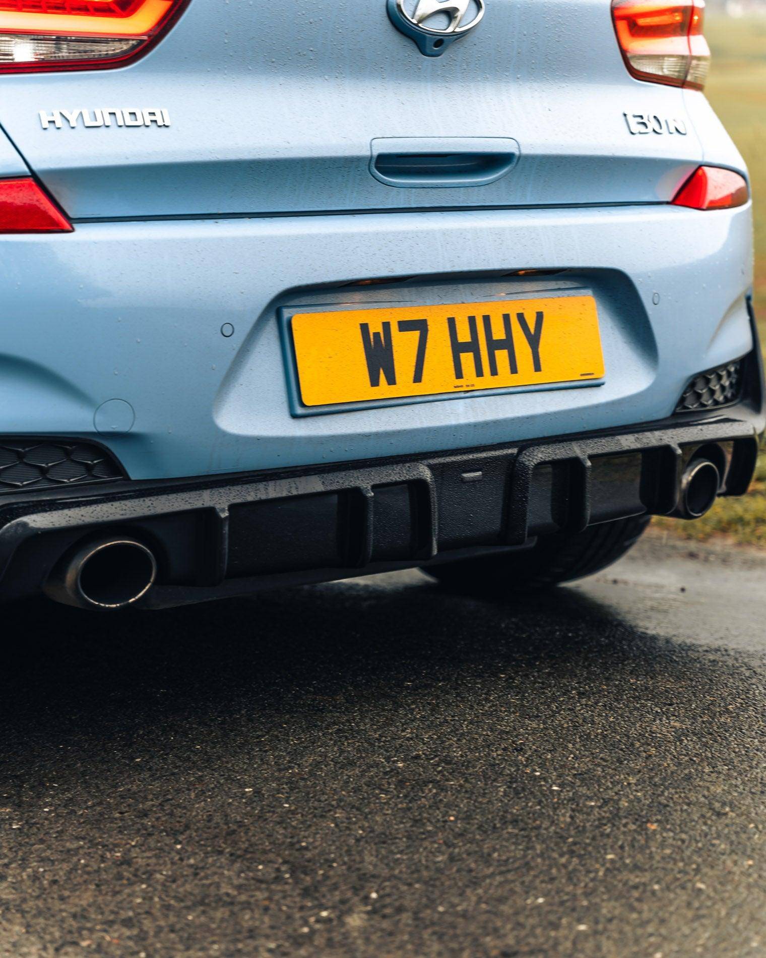Hyundai i30 N Pre-Facelift EVO-1 Gloss Black Rear Diffuser by ZAERO (2018-2020) | Rear Diffuser | FD Racing