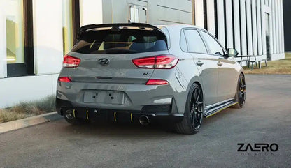 ZAERO EVO-1 Gloss Black Rear Spoiler for Hyundai i30 N Pre-Facelift