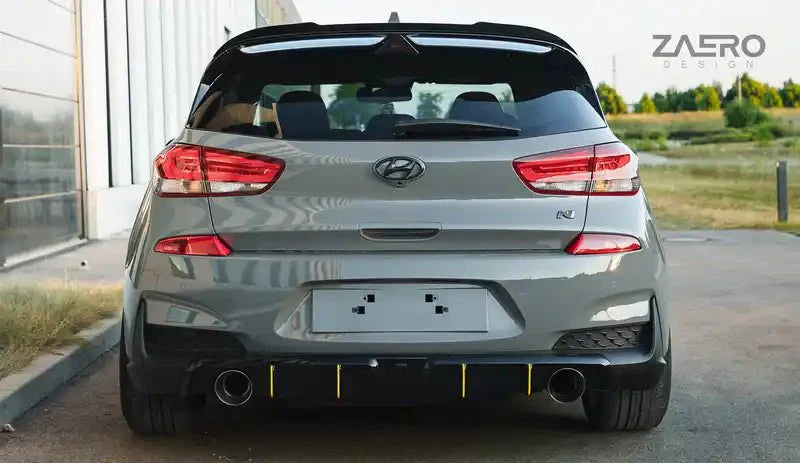 ZAERO EVO-1 Gloss Black Rear Spoiler for Hyundai i30 N Pre-Facelift