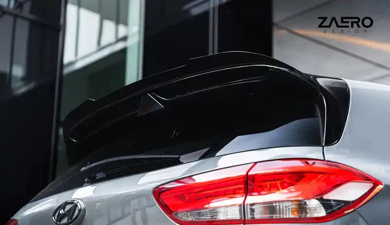 ZAERO EVO-1 Gloss Black Rear Spoiler for Hyundai i30 N Pre-Facelift