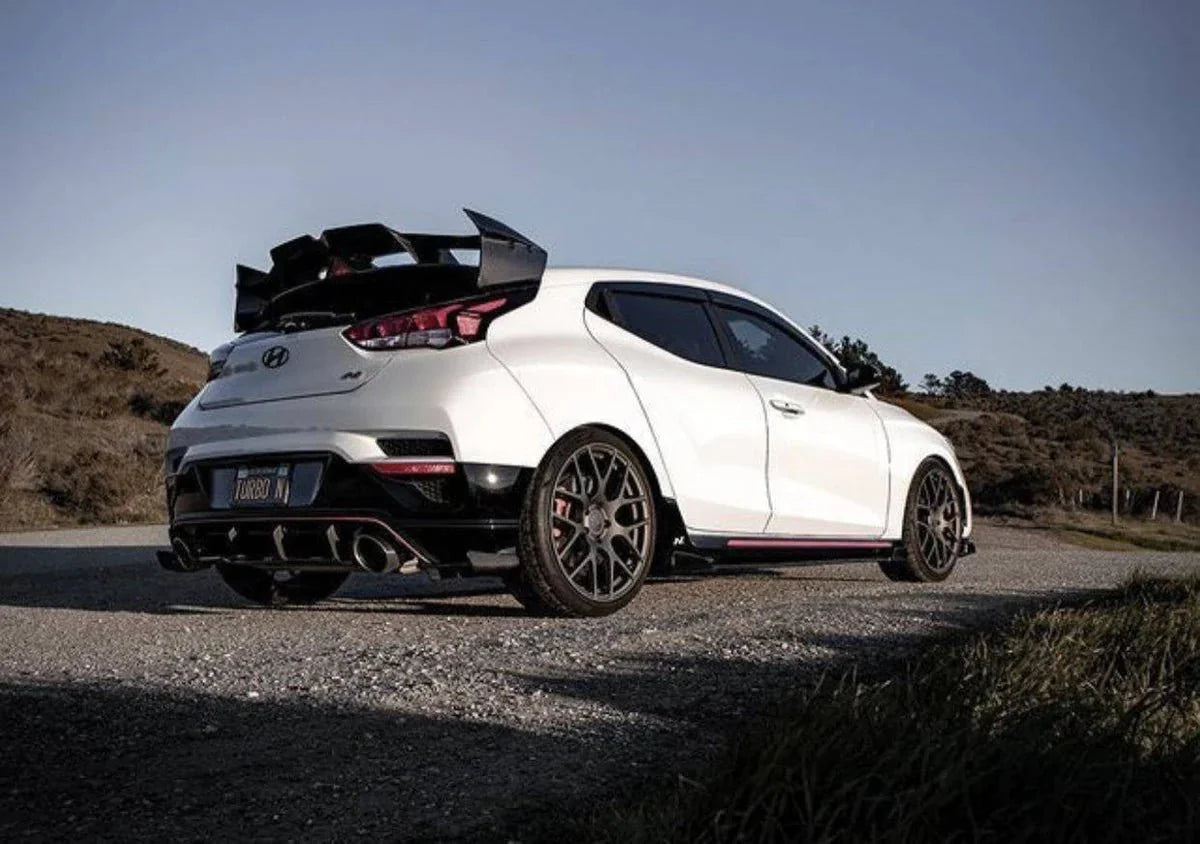 Adro Carbon Fibre Rear Spoiler Wing V2 for Hyundai Veloster N