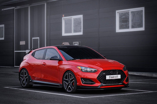 Hyundai Veloster N & Turbo Carbon Fibre Front Splitter V1 by Adro (2018+) - | Front Lips & Splitters | FD Racing
