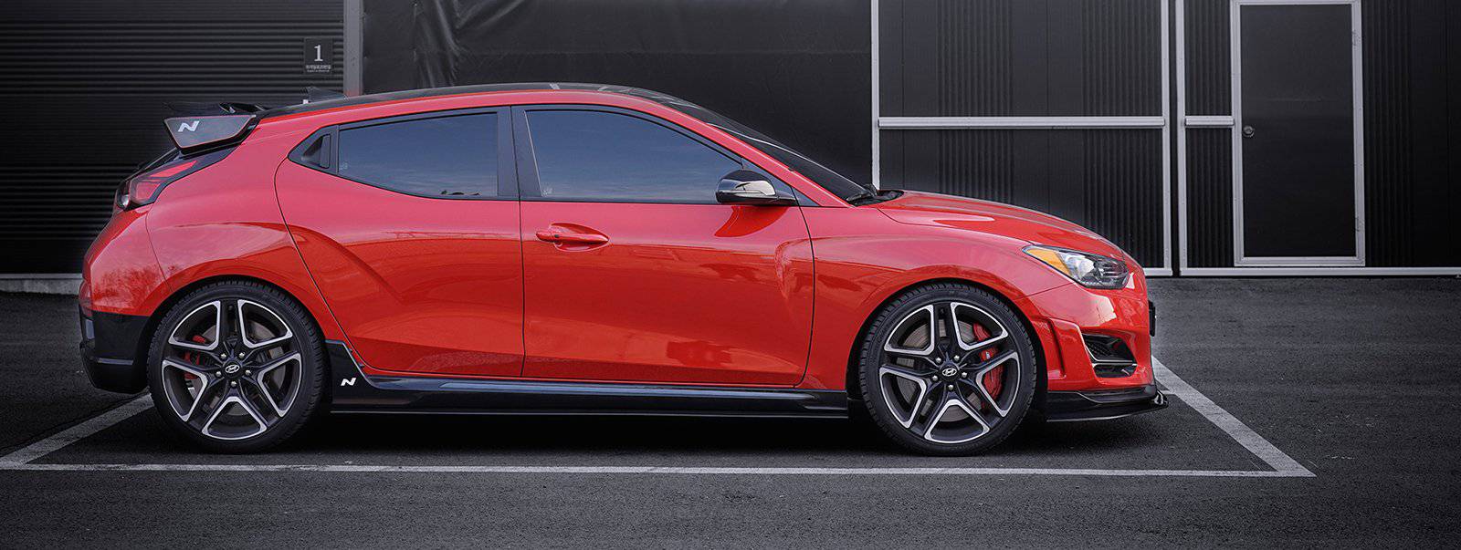 Adro Carbon Fibre Side Skirts V1 for Hyundai Veloster N & Turbo