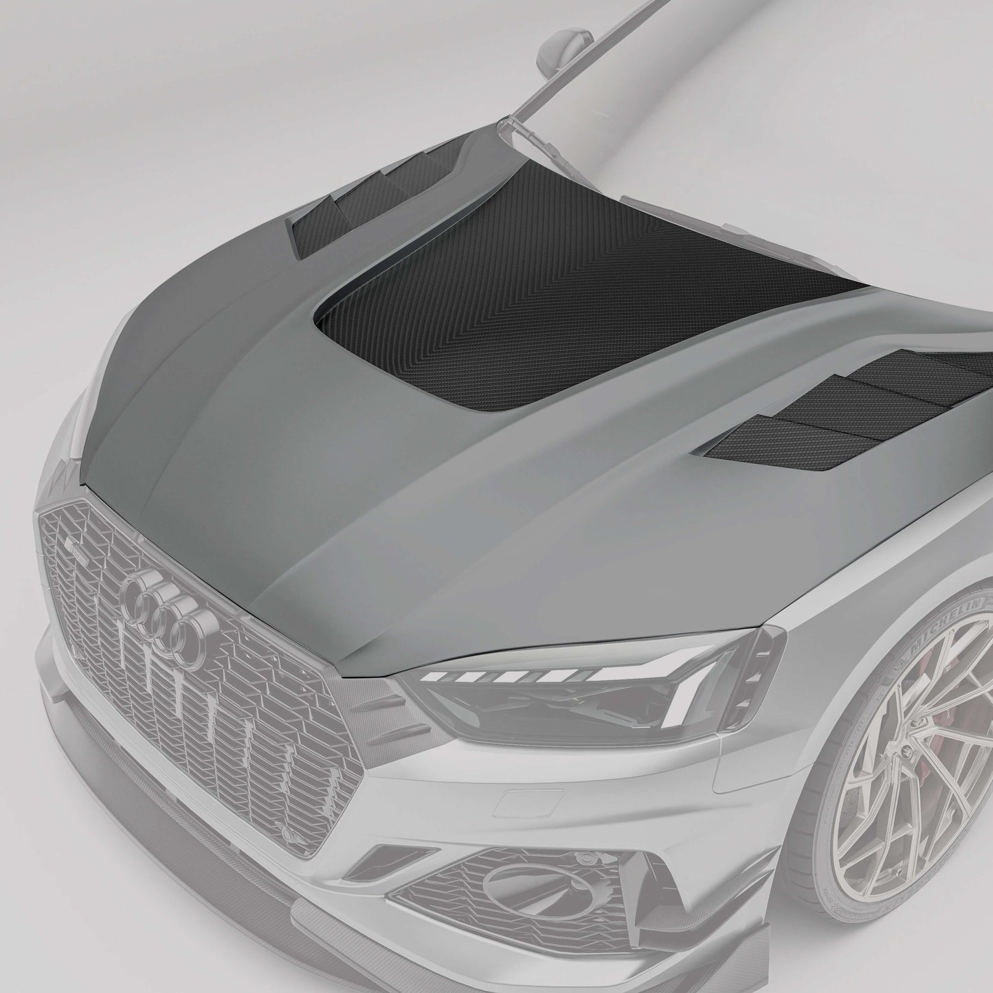 Revozport Carbon Fiber Bonnet for Audi RS5 B9.5 Coupe