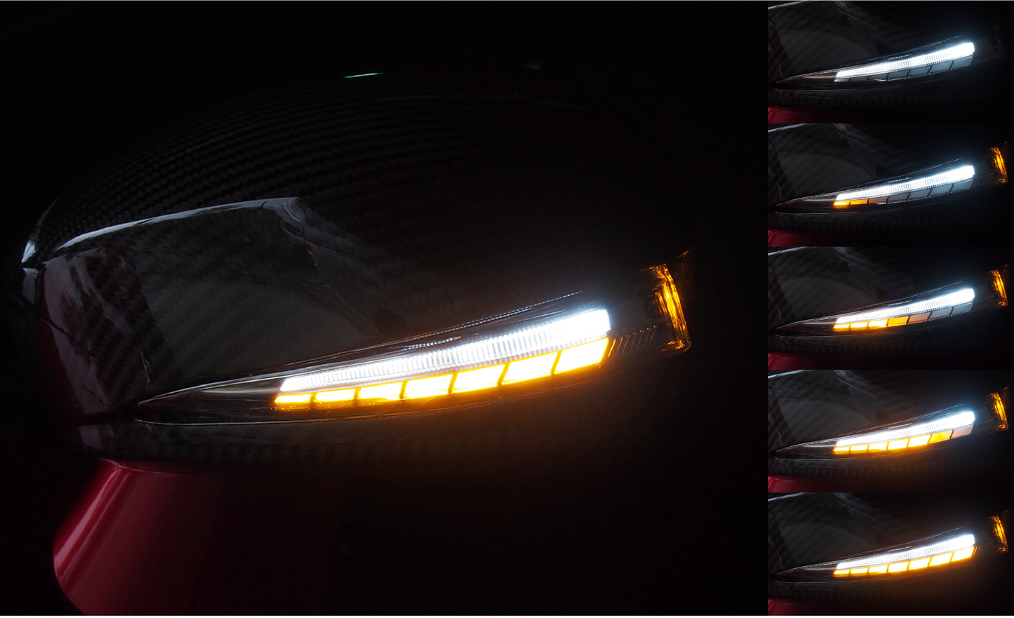 Valenti Jewel LED Door Mirror with Indicator For Nissan GT-R R35