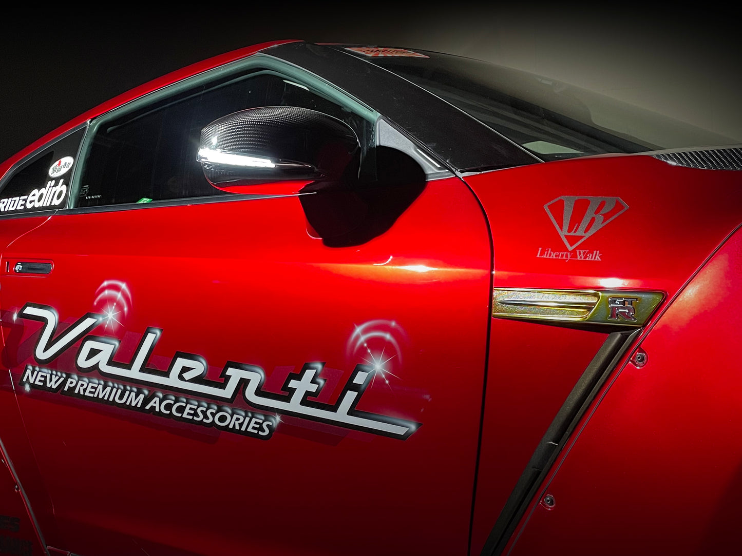 Valenti Jewel LED Door Mirror with Indicator For Nissan GT-R R35