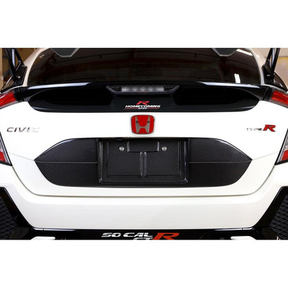 APR Carbon Fibre Number Plate Backing for Honda Civic Type R FK8 2017-2021 - image 2