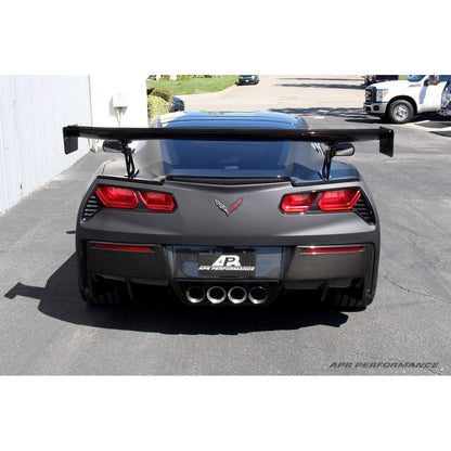 APR GTC-500 Adjustable Carbon Fibre Wing for Chevrolet Corvette C7 Coupe 2014-2019 - image 4
