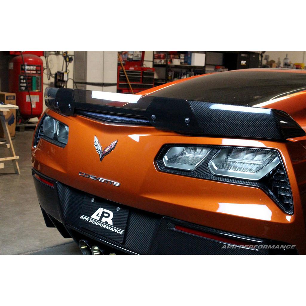 APR Carbon Fibre Rear Tail Light Bezels for Chevrolet Corvette C7 & C7 Z06 2014-2019 - image 2
