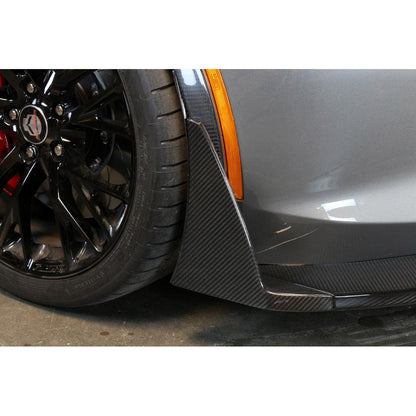 APR Carbon Fibre Front Canards & Bumper Spats for Chevrolet Corvette C7 Z06 2015-2019 - image 6