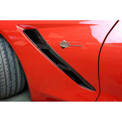 APR Carbon Fibre Front Wing (Fender) Vents for Chevrolet Corvette C7 Stingray 2014-2019 - image 3