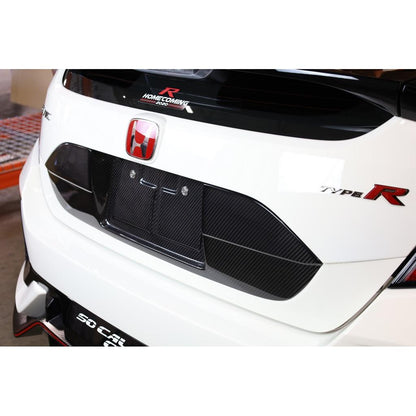 APR Carbon Fibre Number Plate Backing for Honda Civic Type R FK8 2017-2021 - image 3