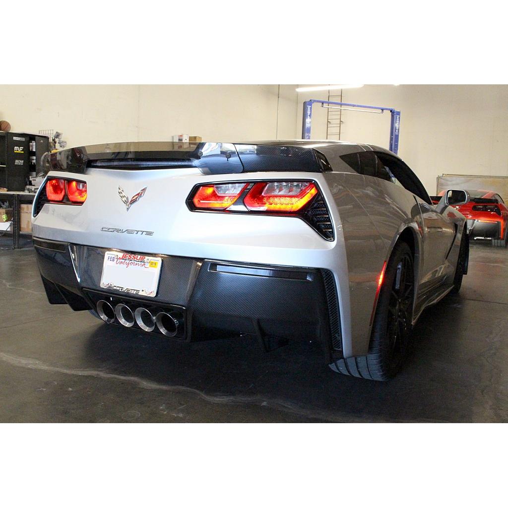 APR Carbon Fibre Track Pack Rear Spoiler (V2) for Chevrolet Corvette C7 Stingray 2014-2019 - image 7