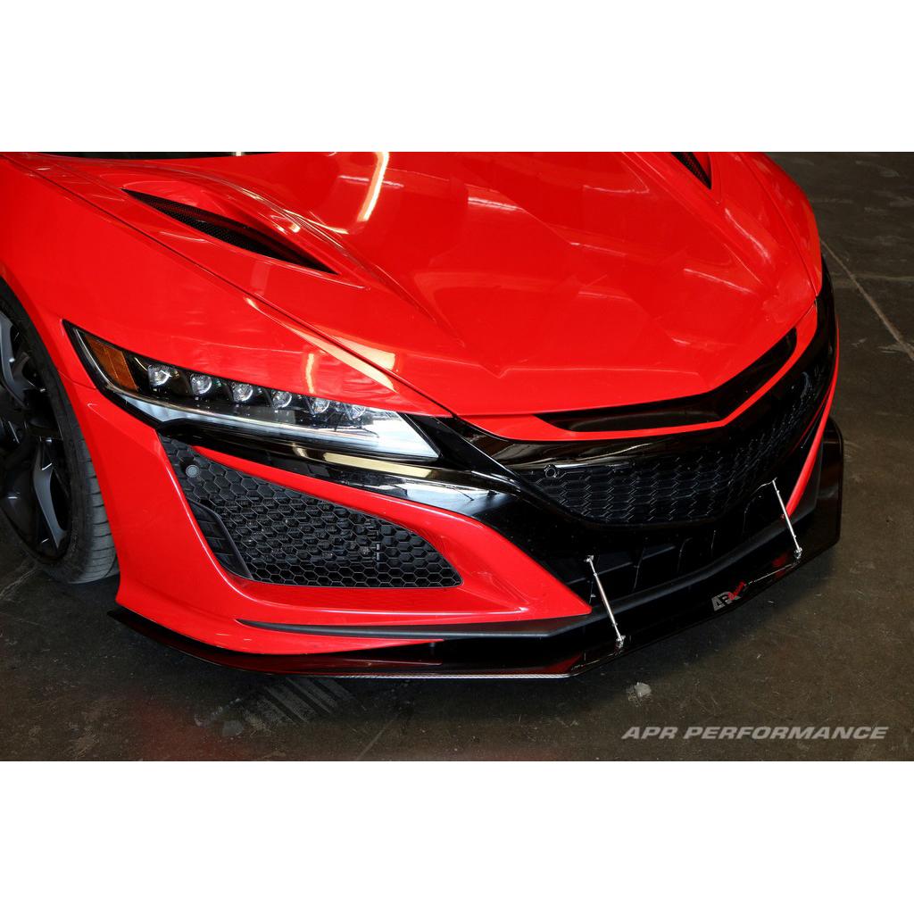 APR Carbon Fibre Front Wind Splitter for Honda NSX 2016-2022 (Standard Bumper) - image 3