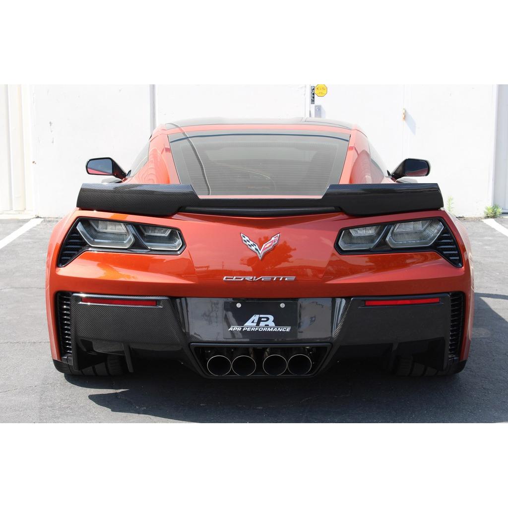 APR Carbon Fibre Track Pack Rear Spoiler for Chevrolet Corvette C7 Z06 2015-2019 - image 5