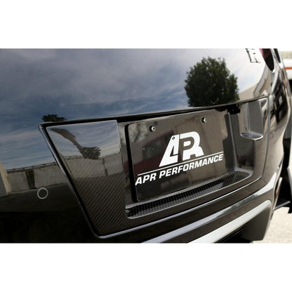 APR Carbon Fibre Number Plate Backing for Nissan GT-R R35 2017-2022 - image 4