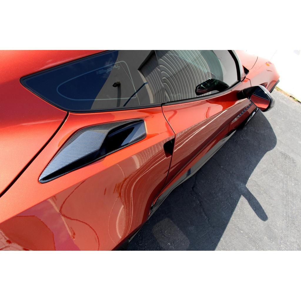 APR Carbon Fibre Quarter Panel Intake Vents for Chevrolet Corvette C7 2015-2019 - image 2