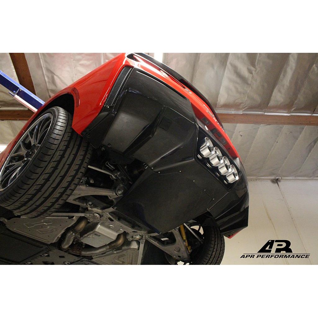 APR Carbon Fibre Rear Diffuser Undertray for Chevrolet Corvette C7 2014-2019 - image 2