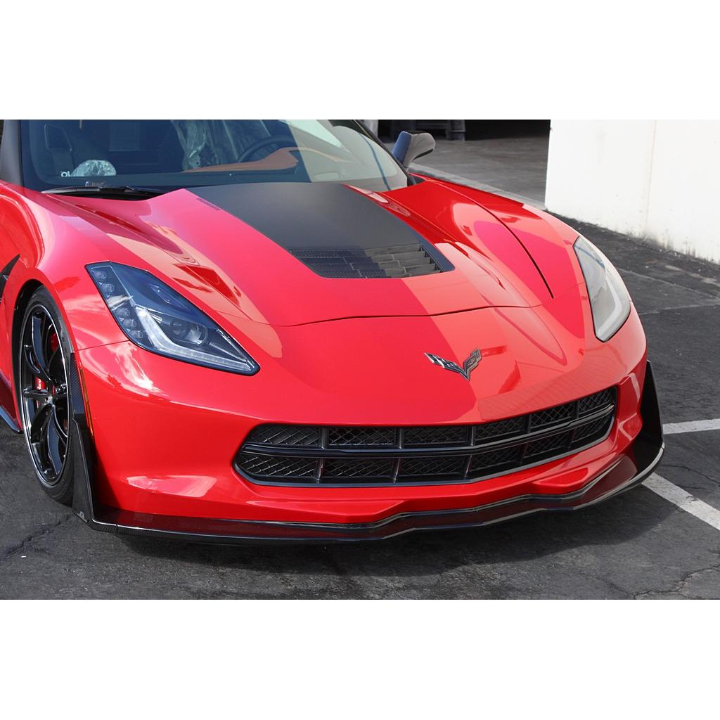 APR Carbon Fibre Front Canards & Bumper Spats for Chevrolet Corvette C7 Z06 2015-2019 - image 3