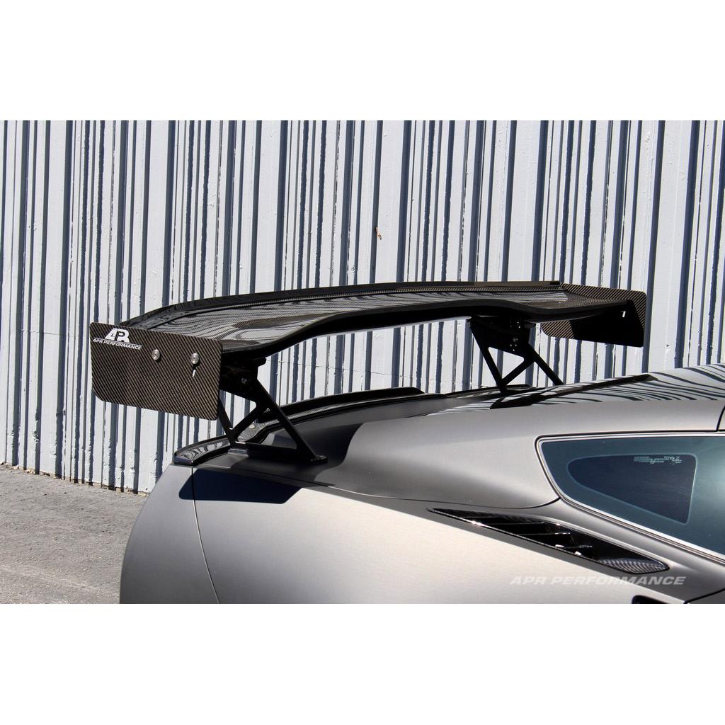 APR GTC-500 Adjustable Carbon Fibre Wing for Chevrolet Corvette C7 Coupe 2014-2019 - image 2