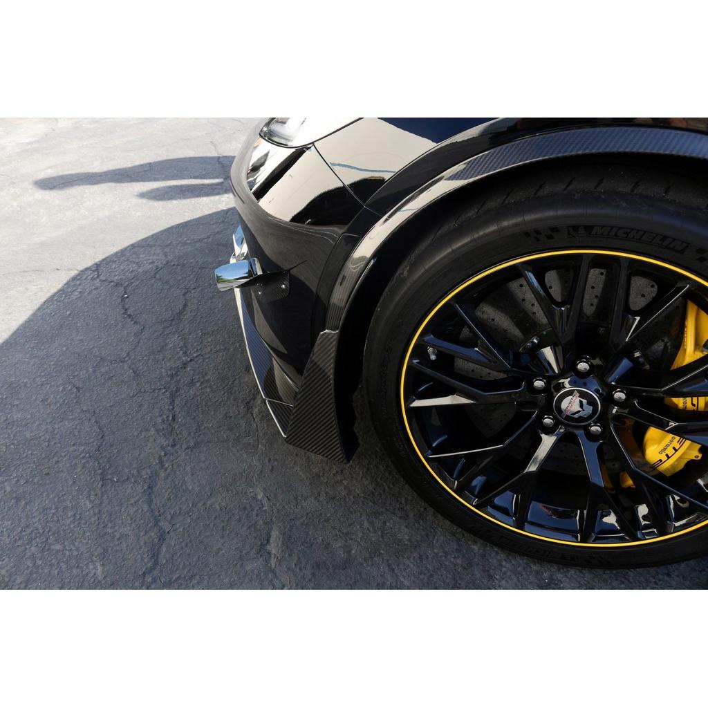 APR Carbon Fibre Front Canards & Bumper Spats for Chevrolet Corvette C7 Z06 2015-2019 - image 9