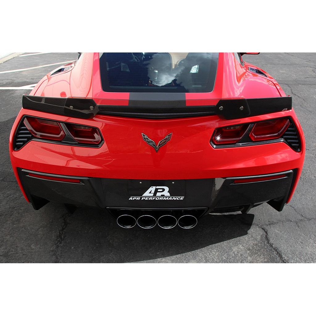 APR Carbon Fibre Track Pack Rear Spoiler (V2) for Chevrolet Corvette C7 Stingray 2014-2019 - image 5