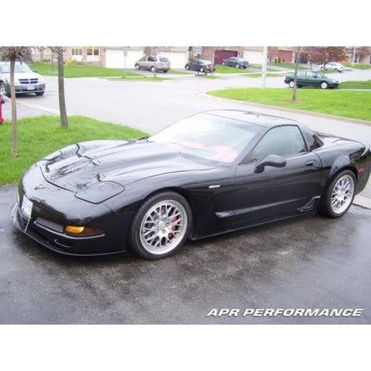 APR Carbon Fibre Front Wind Splitter for Chevrolet Corvette C5 1997-2004 - image 4