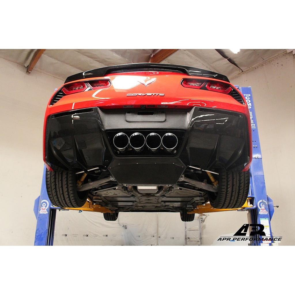 APR Carbon Fibre Rear Diffuser Undertray for Chevrolet Corvette C7 2014-2019 - image 3