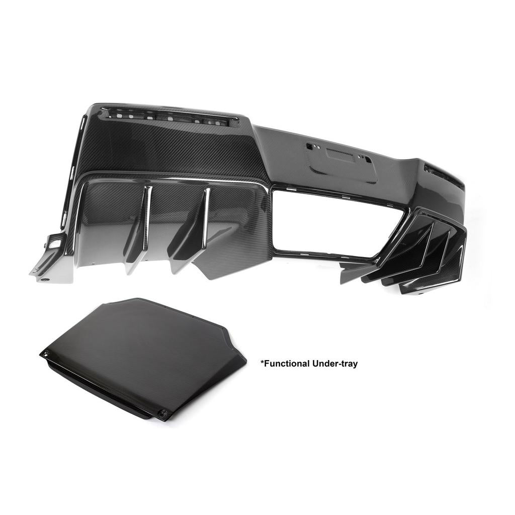 APR Carbon Fibre Rear Diffuser V2 for Chevrolet Corvette C7 Stingray & Z06 2014-2019 - image 6