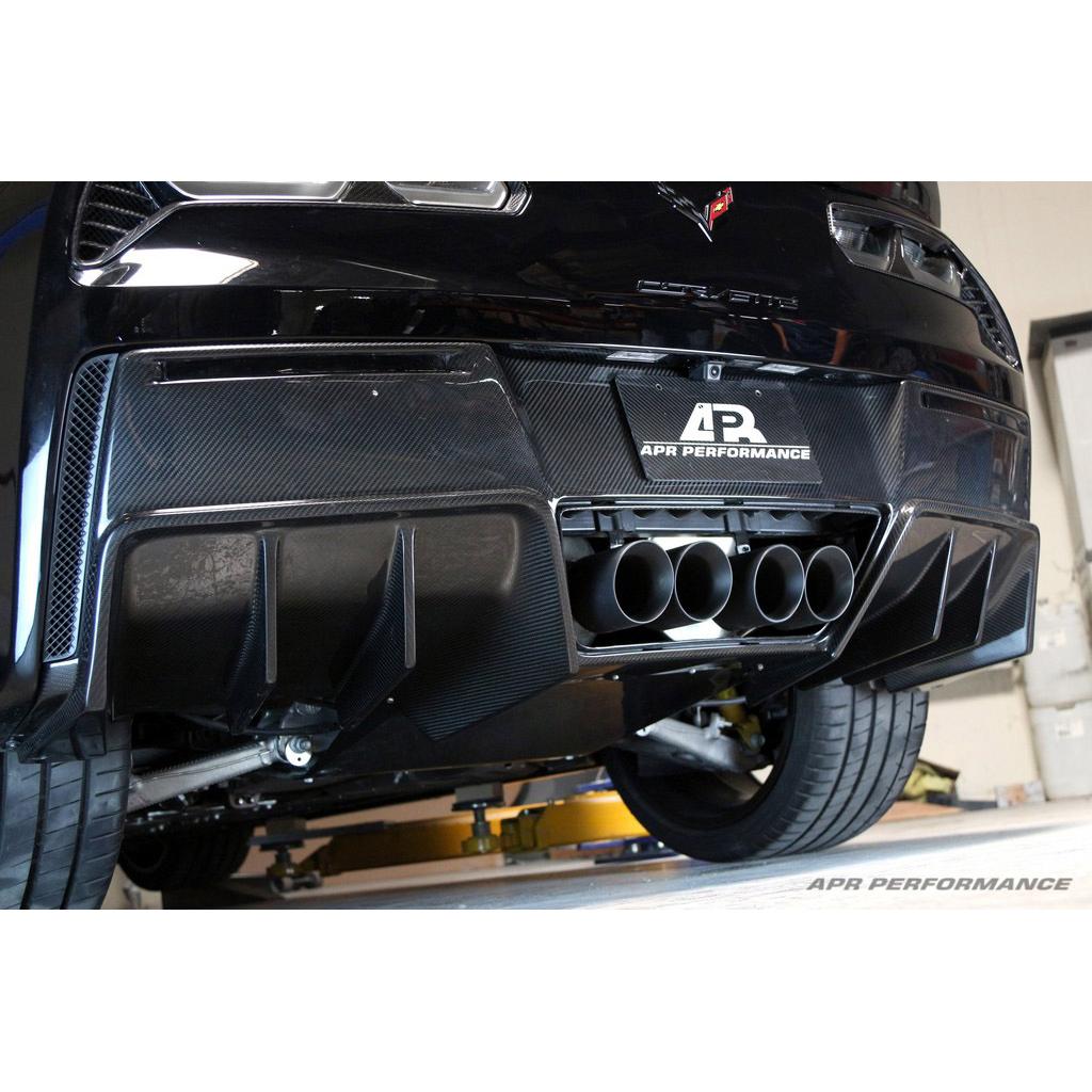 APR Carbon Fibre Rear Diffuser V2 for Chevrolet Corvette C7 Stingray & Z06 2014-2019 - image 9