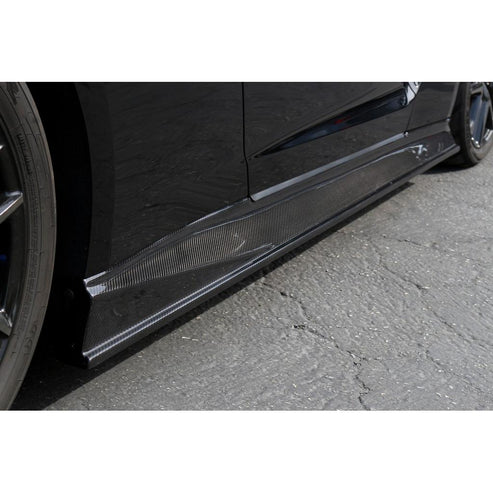 APR Carbon Fiber Side Rocker Extensions | Nissan GTR 2017 - up