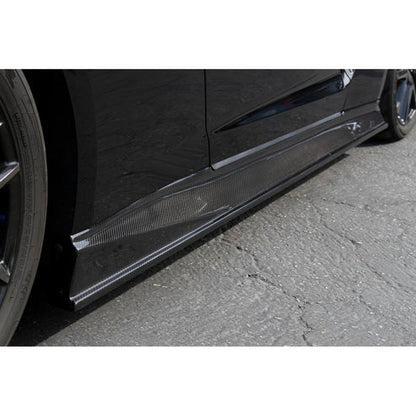APR Carbon Fiber Side Rocker Extensions | Nissan GTR 2017 - up