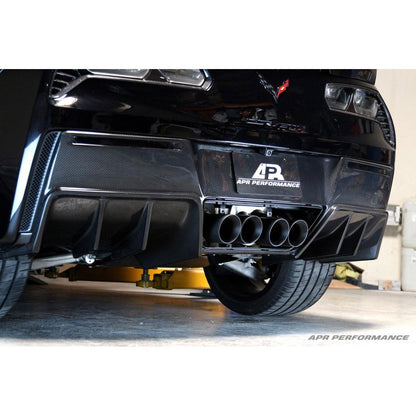 APR Carbon Fibre Rear Diffuser V2 for Chevrolet Corvette C7 Stingray & Z06 2014-2019 - image 4