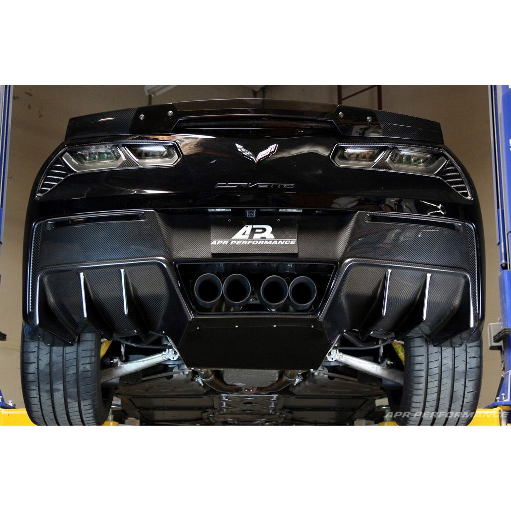 APR Carbon Fibre Rear Diffuser V2 for Chevrolet Corvette C7 Stingray & Z06 2014-2019 - image 8