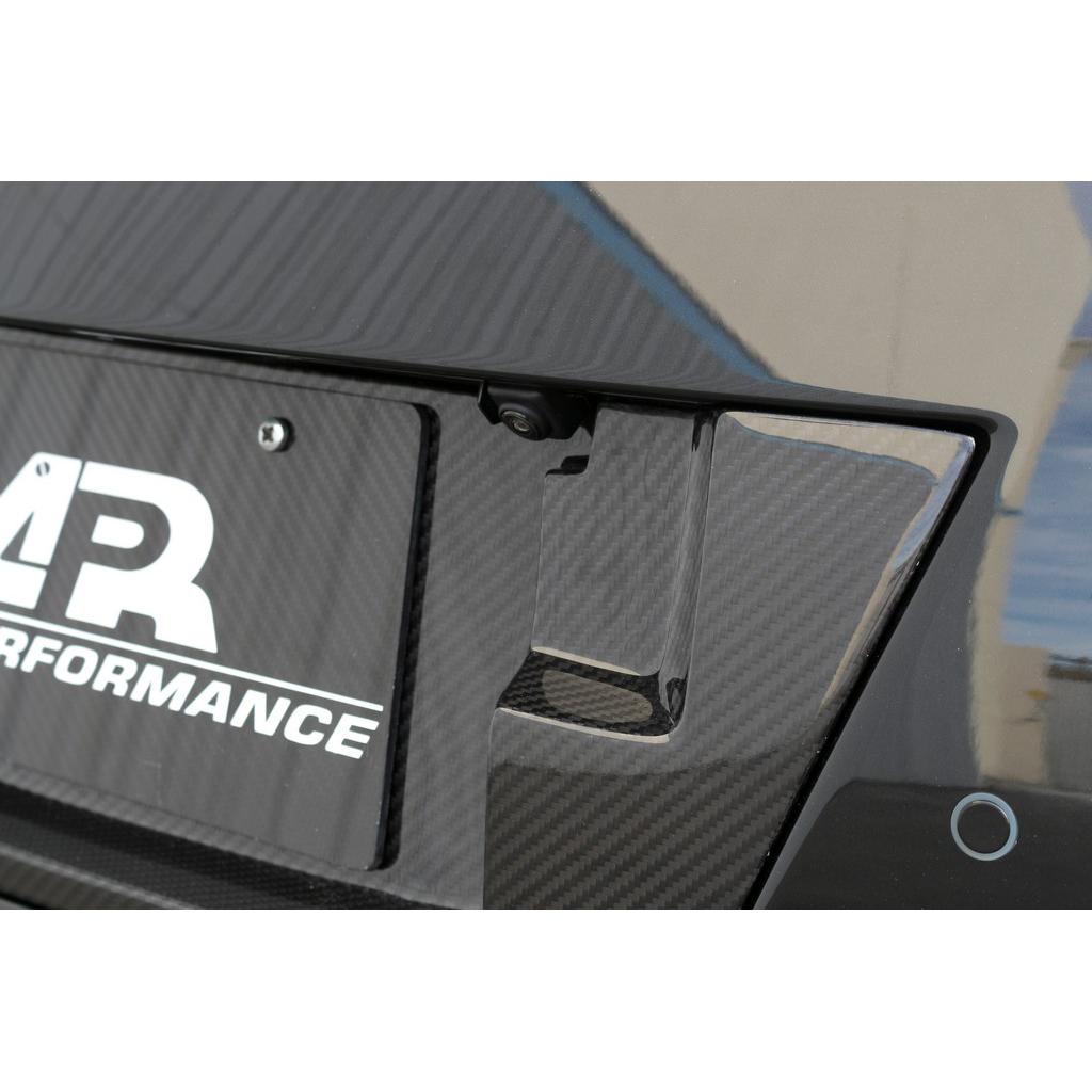 APR Carbon Fibre Number Plate Backing for Nissan GT-R R35 2017-2022 - image 2