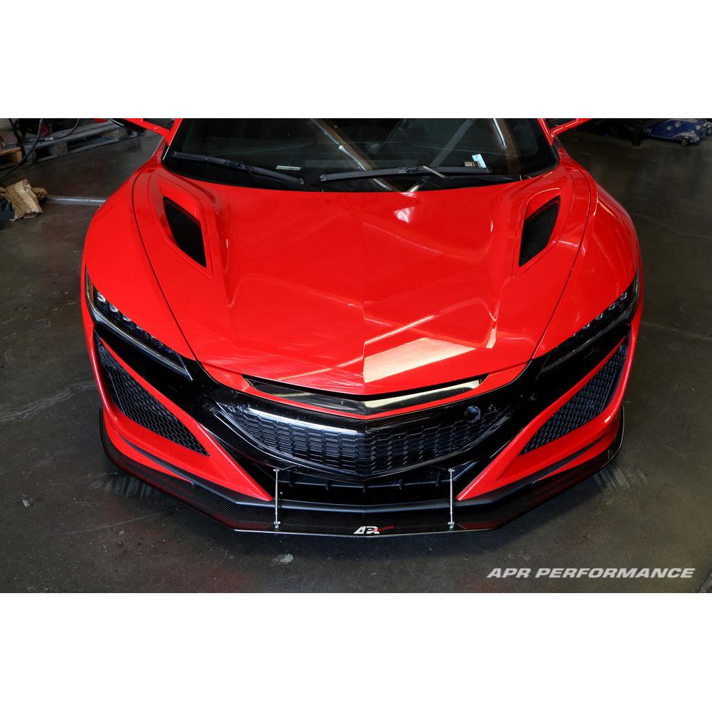 APR Carbon Fibre Front Wind Splitter for Honda NSX 2016-2022 (Standard Bumper) - image 4