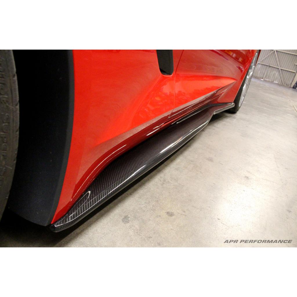 APR Carbon Fibre Side Rocker Extensions for Chevrolet Corvette C7 Z06 2015-2019 - image 2
